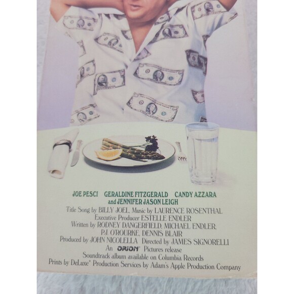 Easy Money Rodney Dangerfield Joe Pesci Comedy VHS Cassette Tape 1983 - Picture 3 of 9